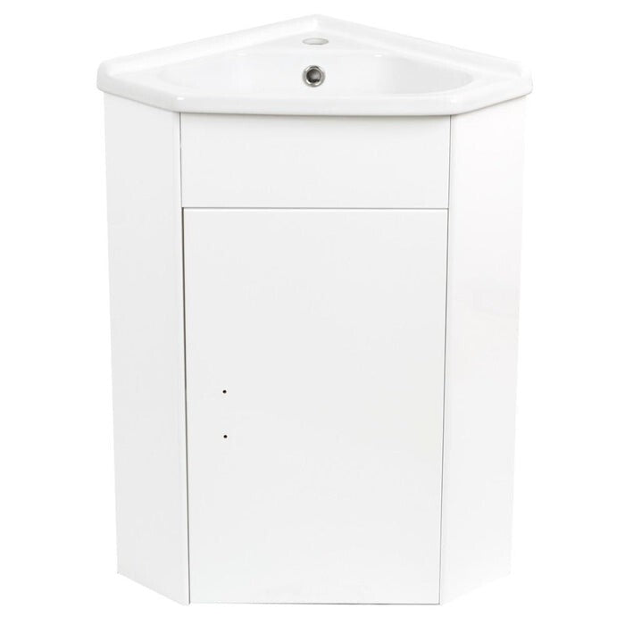 Kúpeľňová skrinka s umývadlom Cara Mia (57,3x85x41cm,biela,lesk)