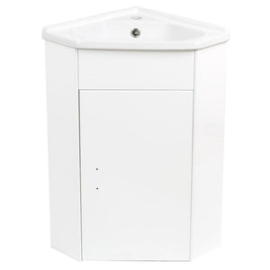 Kúpeľňová skrinka s umývadlom Cara Mia (57,3x85x41cm,biela,lesk)