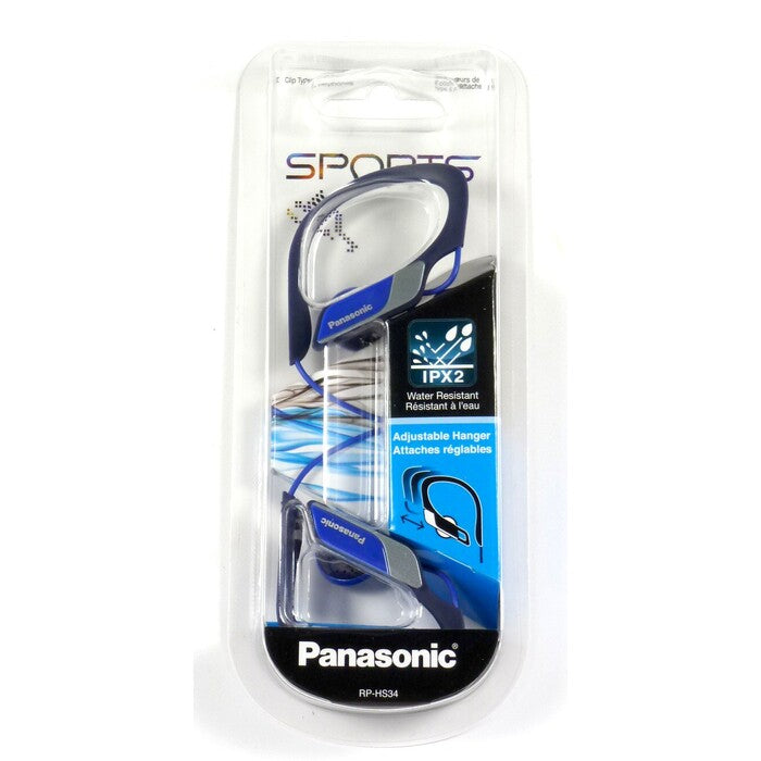 Slúchadlá do uší Panasonic RP-HS34E-A, čierno-modré