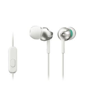 Slúchadlá do uší Sony MDR-EX110AP, biele