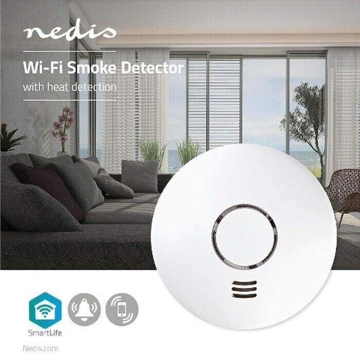 SMART detektor dymu Nedis WIFIDS10WT, WiFi