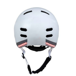 Smart helma SafeTec SK8, M, LED smerovka, bluetooth, biela