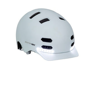 Smart helma SafeTec SK8, S, LED smerovka, bluetooth, biela