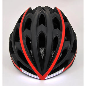 Smart helma SafeTec TYR, L, LED smerovka, bluetooth, červená