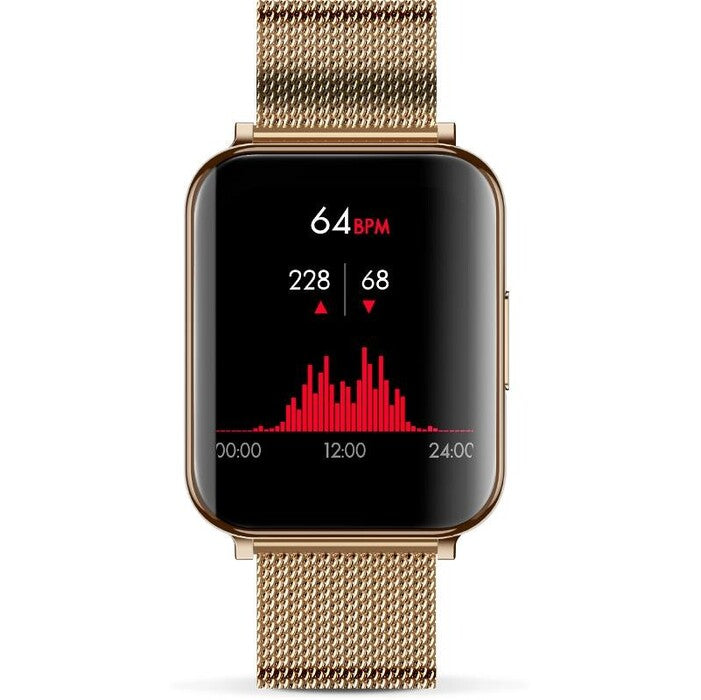 Smart hodinky Aligator Watch Life, 3x remienok, zlaté