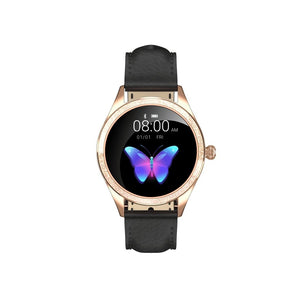 Smart hodinky ARMODD Candywatch Crystal 2, kožený rem, zlatá