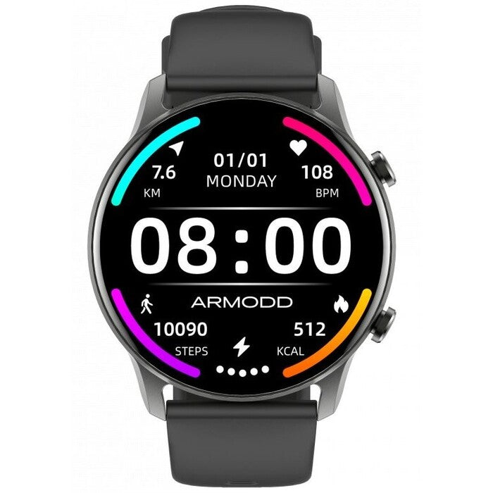 Smart hodinky Armodd Roundz 4, čierna
