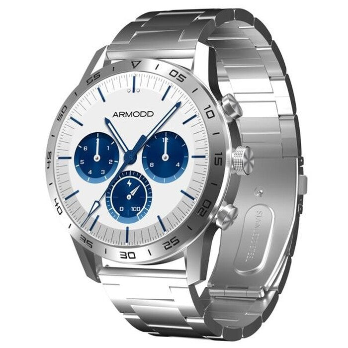 Smart hodinky ARMODD Silentwatch 4 Pro, strieborná