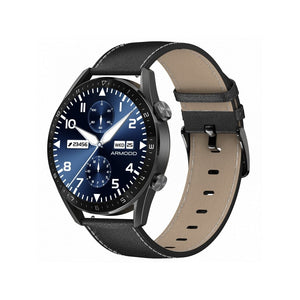 Smart hodinky Armodd Silentwatch 5 Pro, kožený remienok, čierna