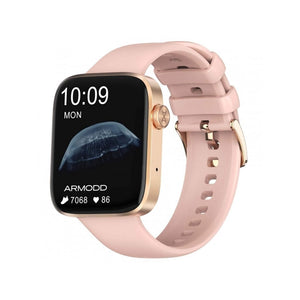 Smart hodinky Armodd Squarz 11 Pro, ružová