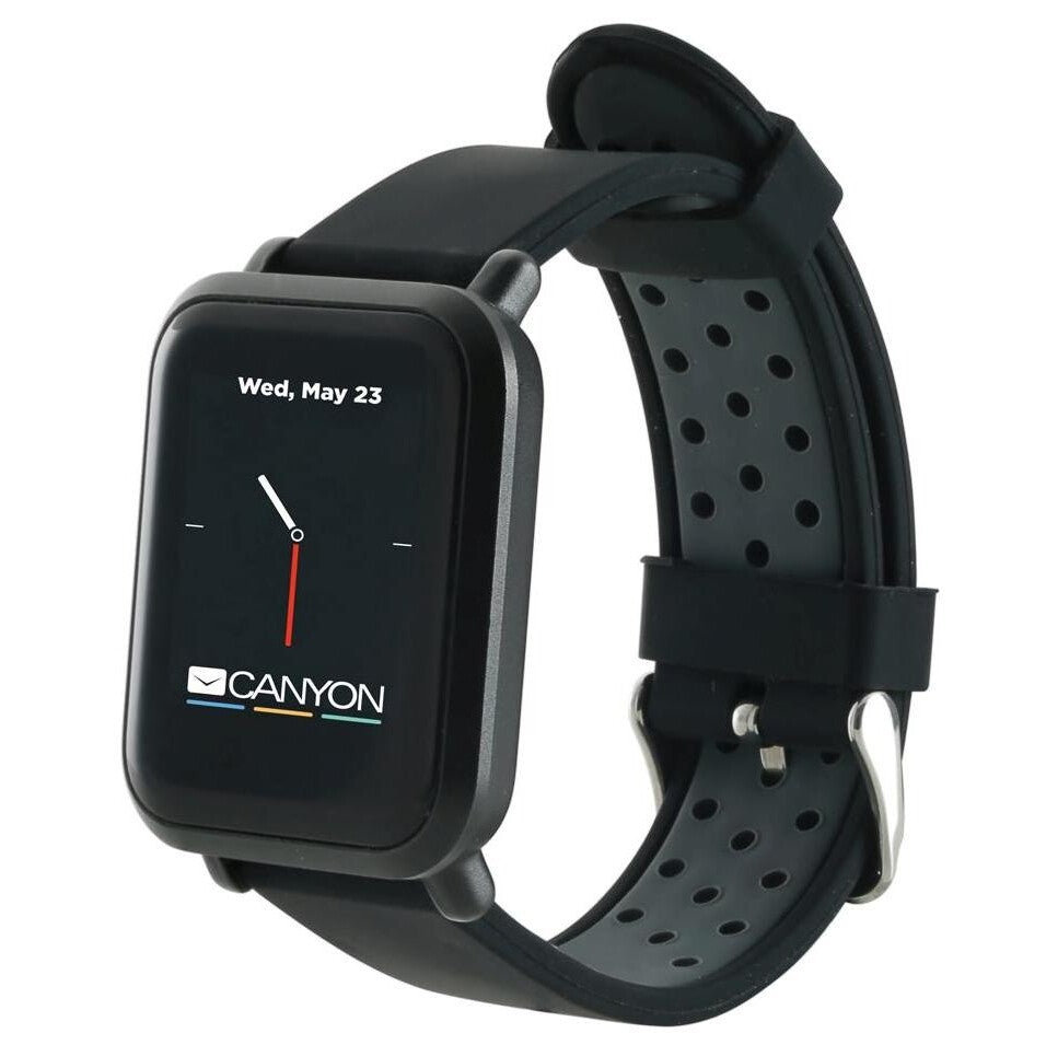 Smart hodinky Canyon Sanchal, 2x remienok, čierna