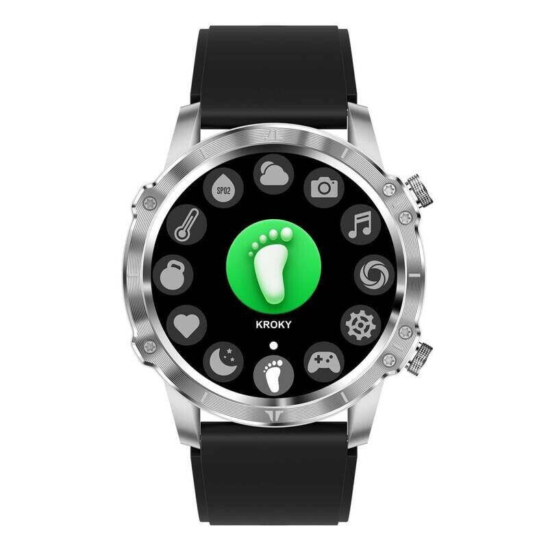 Smart hodinky Carneo Adventure HR+, strieborná ROZBALENÉ