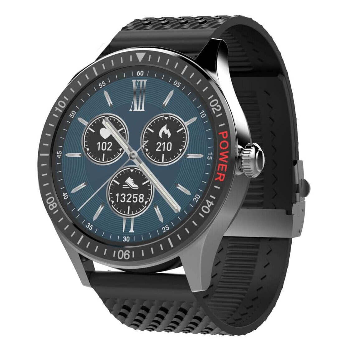 Smart hodinky Carneo Prime GTR Man, čierna POUŽITÉ, NEOPOTREBOVANÝ TOVAR