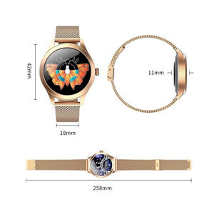 Smart hodinky Deveroux KW 10 Pro, zlatá POUŽITÉ, NEOPOTREBOVANÝ T