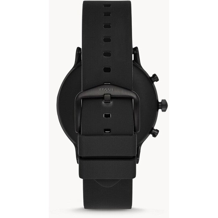 Smart hodinky Fossil Carlyle, čierna/čierny silikónový remienok P