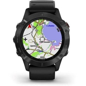 Smart hodinky Garmin Fenix 6 Pro Glass, čierna