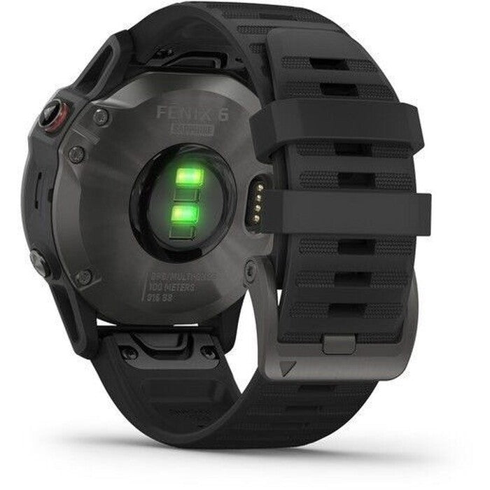 Smart hodinky Garmin Fenix 6 Pro Sapphire, čierna/sivá