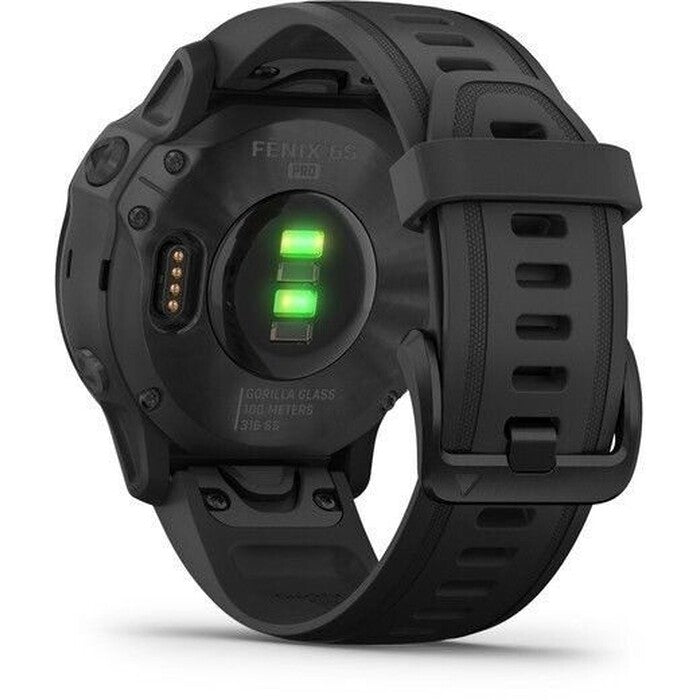 Smart hodinky Garmin Fenix 6S Pro Glass, čierna