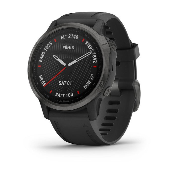 Smart hodinky Garmin Fenix 6S Pro Sapphire, čierna/sivá