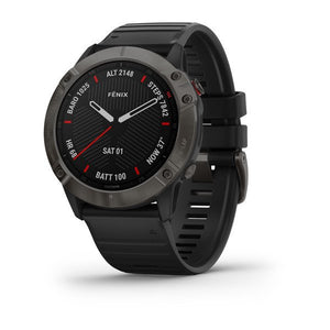 Smart hodinky Garmin Fenix 6X Pro Sapphire, čierna/sivá