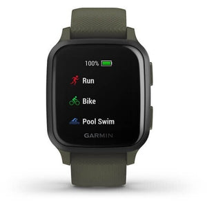 Smart hodinky Garmin Venu SQ Music, zelené