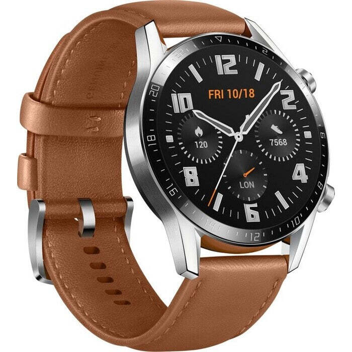 Smart hodinky Huawei Watch GT2, hnedá