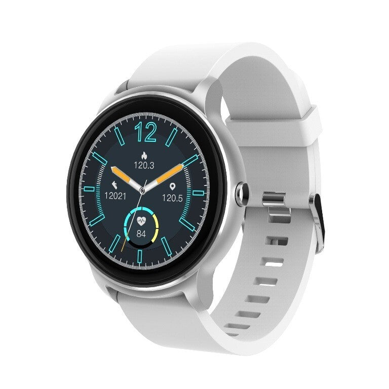 Smart hodinky iGET Fit F60, 2x remienok, strieborná