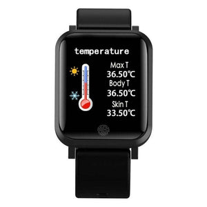Smart hodinky Immax Temp Watch, s meraním teploty, čierna