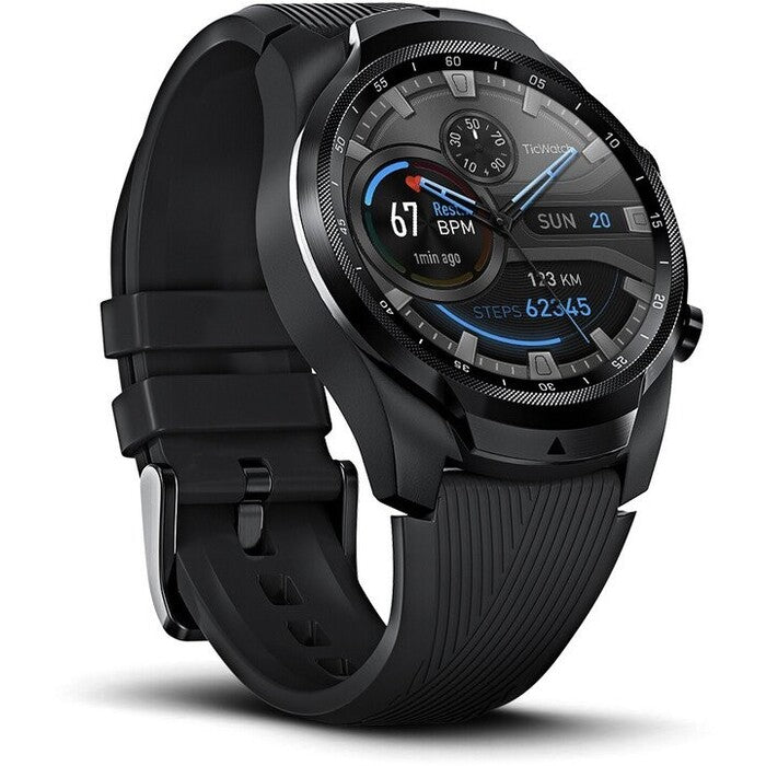 Smart hodinky TicWatch Pro 4, čierne
