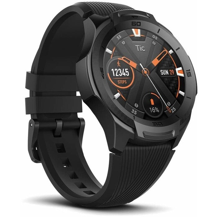 Smart hodinky TicWatch S2, čierne