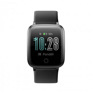 Smart hodinky Umax Band P2, 1,3 ", IP68, čierna