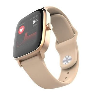 Smart hodinky Vivax Life Fit, silikónový remienok, zlatá