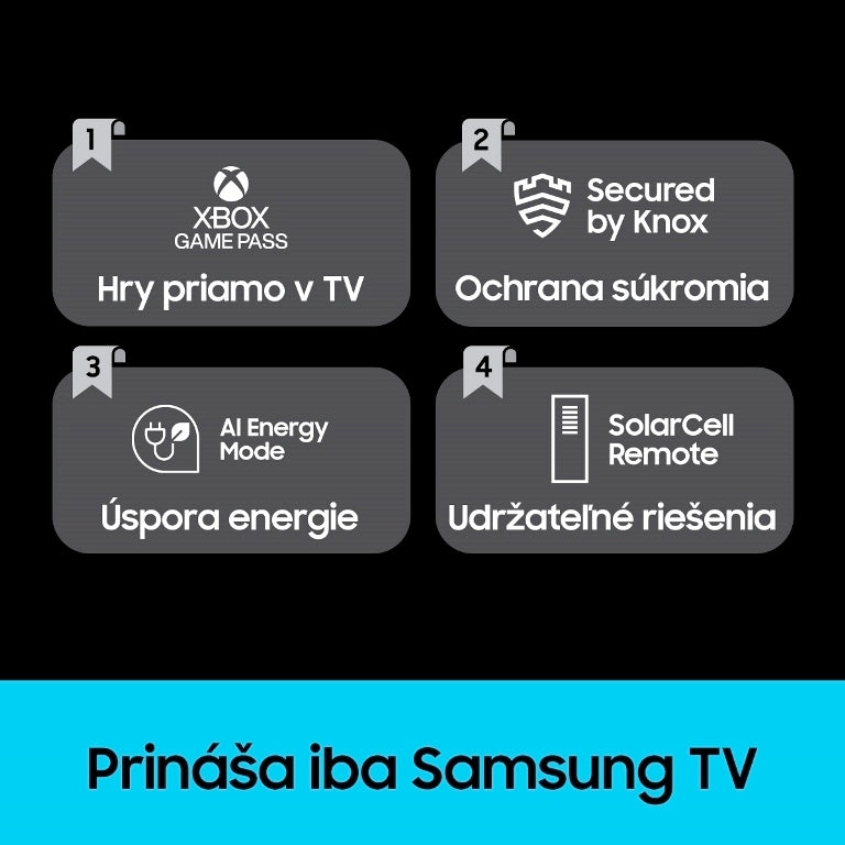 Smart televízor Samsung QE50Q60 / 50&quot; (125 cm)