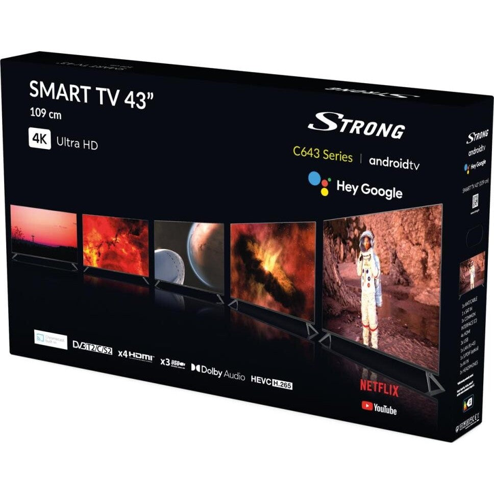 Smart televízor Strong SRT43UC6433 / 43&quot; (109 cm)
