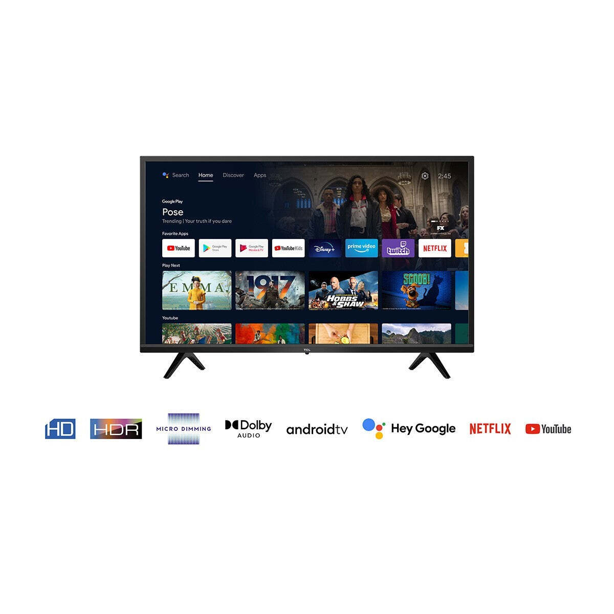 Smart televízor TCL 32S5200 (2022) / 32&quot; (80 cm) POŠKODENÝ OBAL