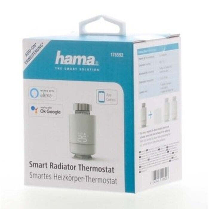 SMART termostatická hlavica Hama pre reguláciu vykurovania ROZBALENÉ