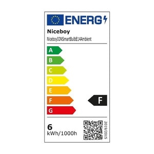 SMART žiarovka Niceboy ION Ambient, E14, stmievateľná