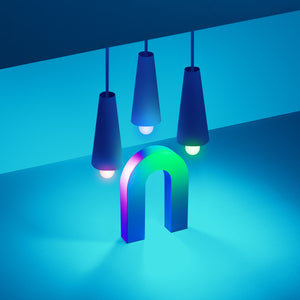 SMART žiarovka Niceboy ION RGB, E27, 9W, farebná 3ks