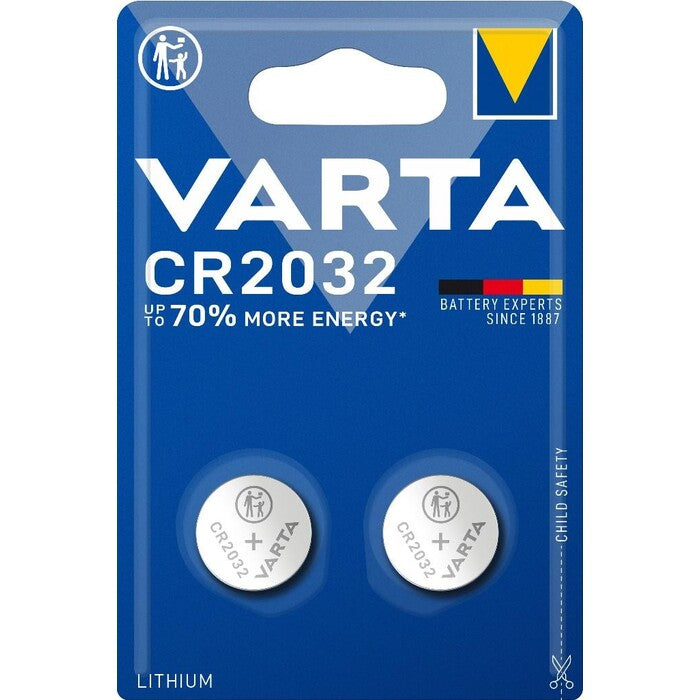 Gombíková batéria Varta Electronics CR 2032, 2ks