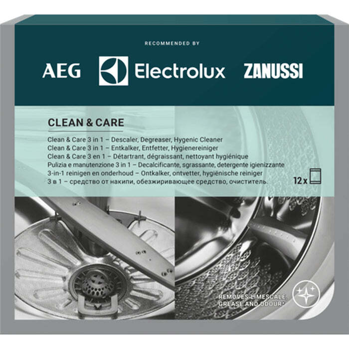 Starostlivosť o práčku a umývačku AEG Clean&amp;Care M3GCP400, 3v1
