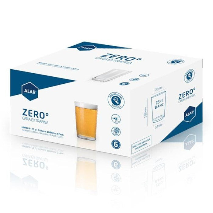 Súprava pohárov Cegeco Zero, 250ml, 6ks
