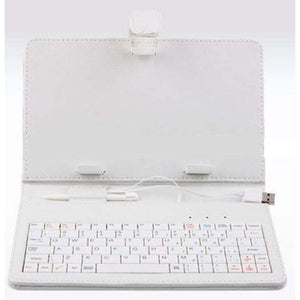 Tablet puzdro s klávesnicou OMEGA OCT7KBIB, univerzálne, 7" biel