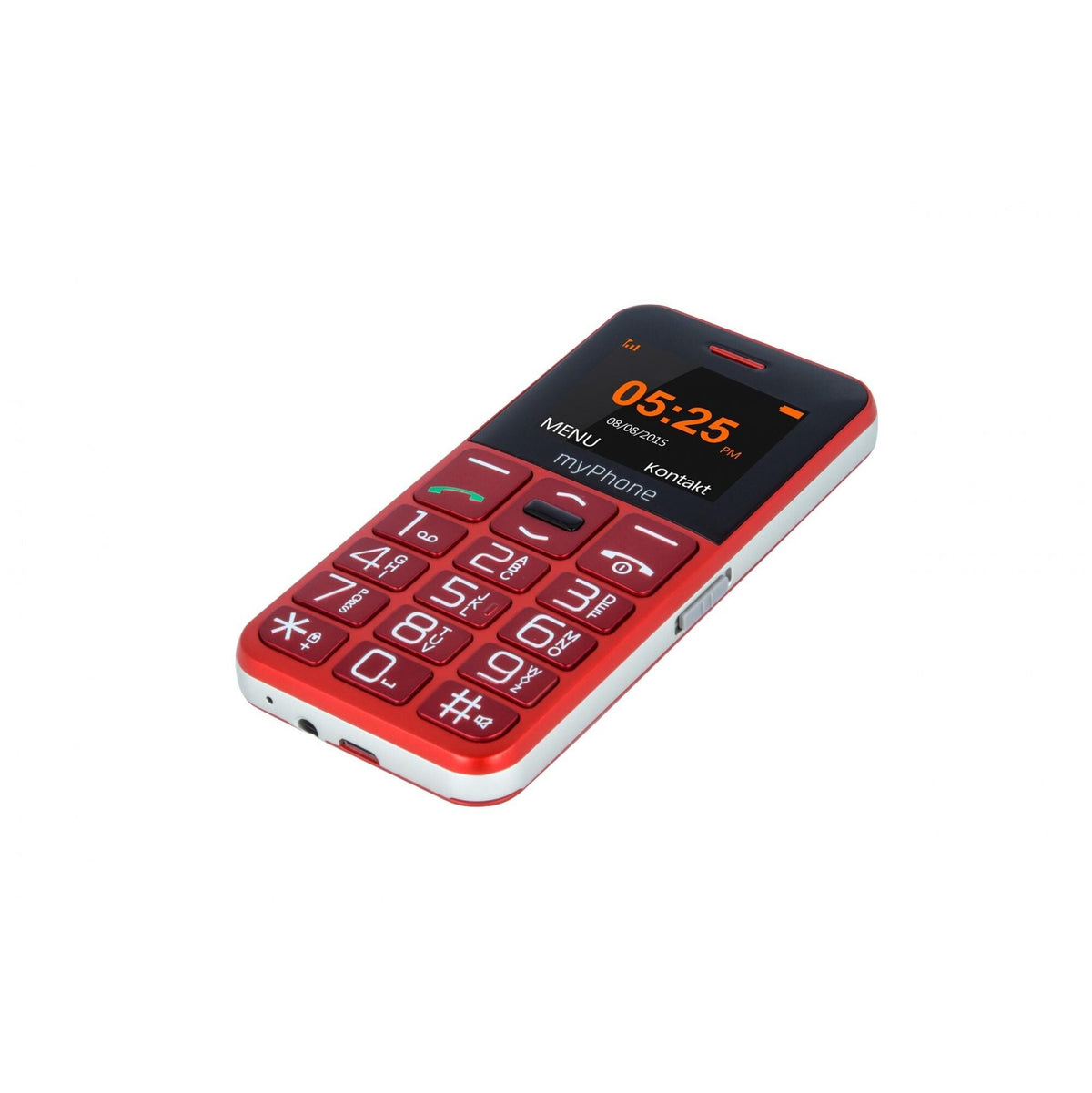 Tlačidlový telefón CPA Halo Easy, červená POUŽITÉ, NEOPOTREBOVANÝ