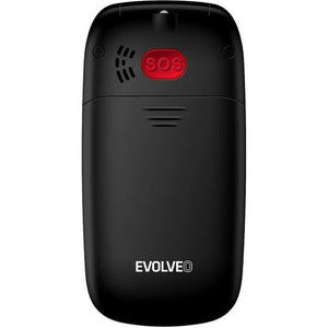 Tlačidlový telefón Evolveo EasyPhone FD, véčko, čierna