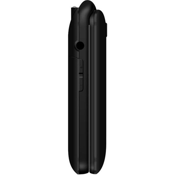 Tlačidlový telefón Evolveo EasyPhone FD, véčko, čierna