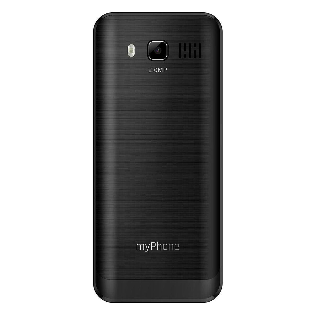 Tlačidlový telefón myPhone Up, čierna POUŽITÉ, NEOPOTREBOVANÝ TOV