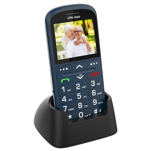 Tlačidlový telefón pre seniorov CPA Halo 11 Pro, modrý POUŽITÉ, N