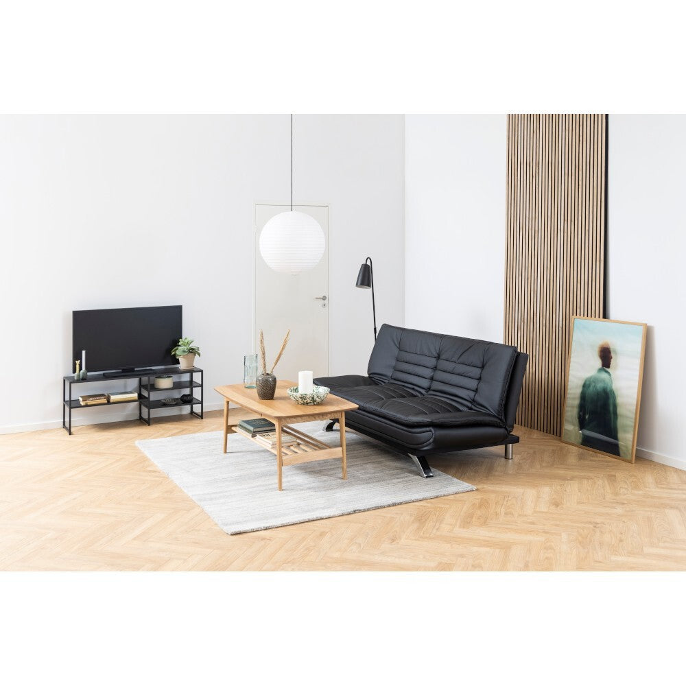 TV stolík Benato (120x46x33 cm, čierna)