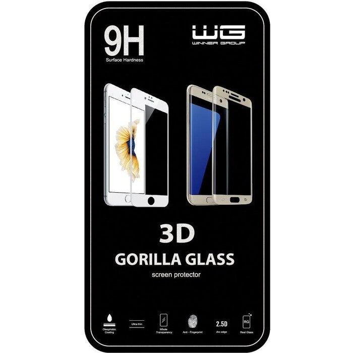Tvrdené sklo 3D pre Huawei P10 Lite, čierna