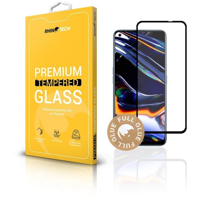 Tvrdené sklo 2,5D pre Realme 7 Pro, Full Glue